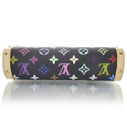 Louis Vuitton Monogram Multicolor Sologne Black 5 of 9