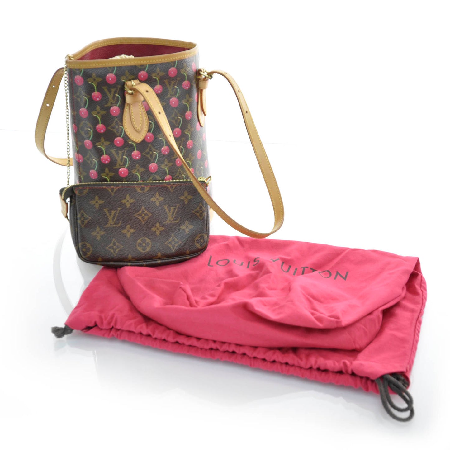 Monogram Cerises Bucket Bag