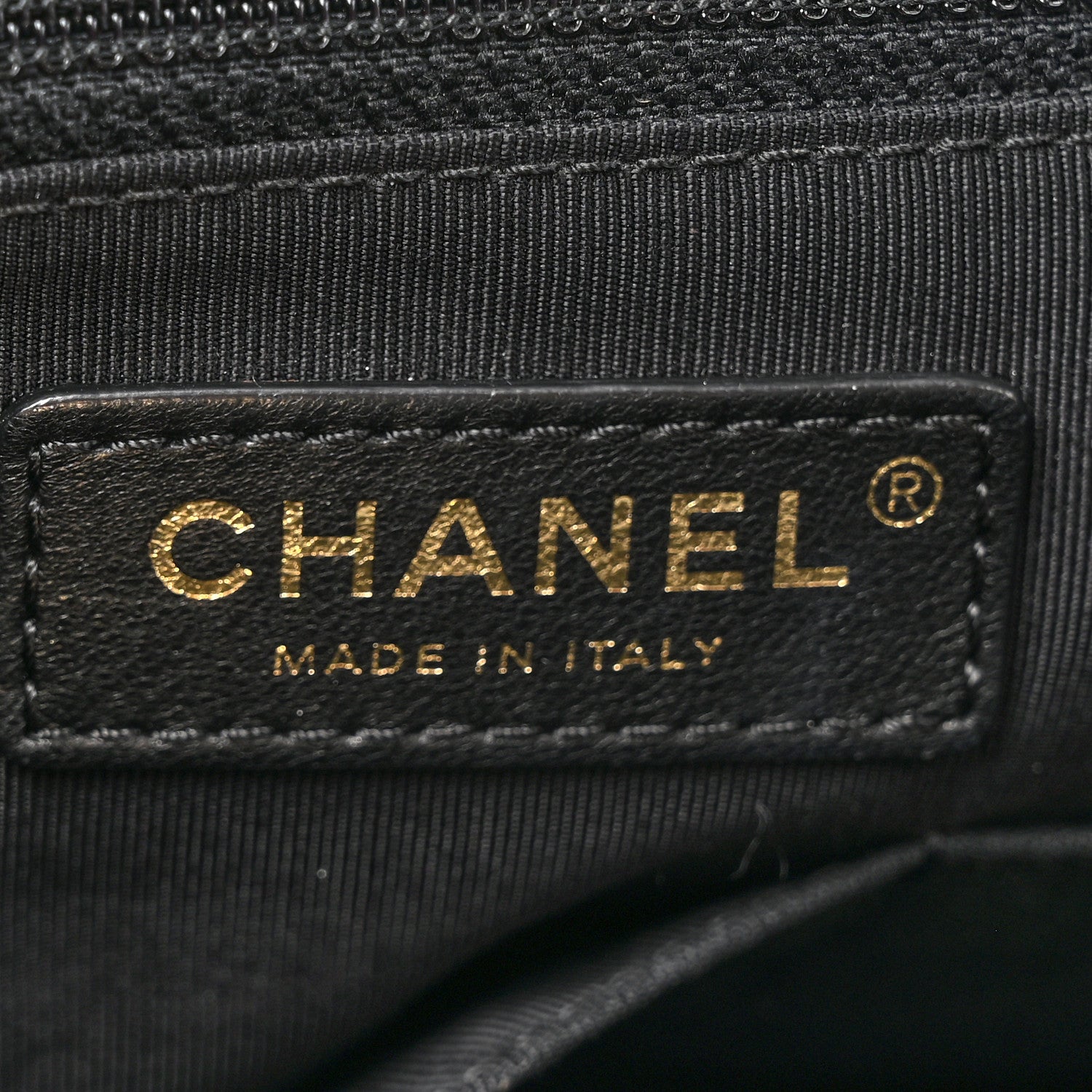 Chanel Lambskin Quilted Large Drawstring Bag Black 6 of 13