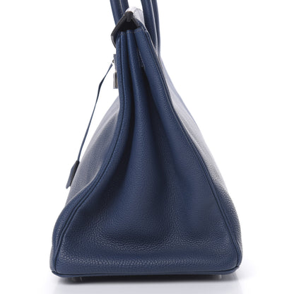 Hermes Togo Birkin 40 Bleu Thalassa 39 of 42