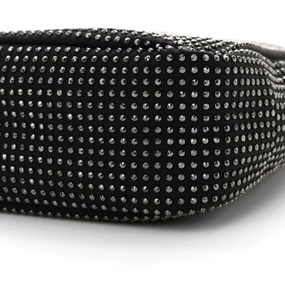 Saint Laurent Cotton Studded Le 5 A 7 Soft Hobo Black 10 of 10
