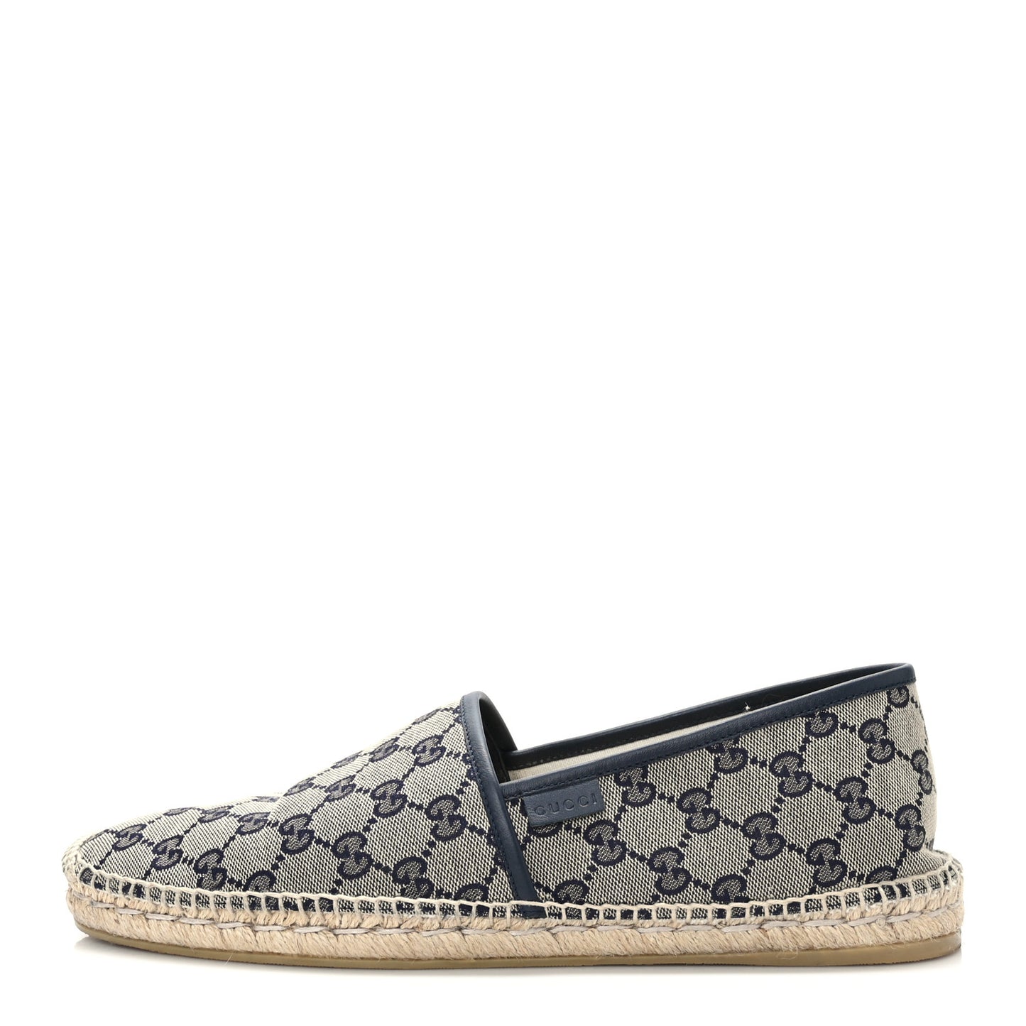 Monogram Miro Soft Calfskin Mens Espadrilles 12 Beige Blue