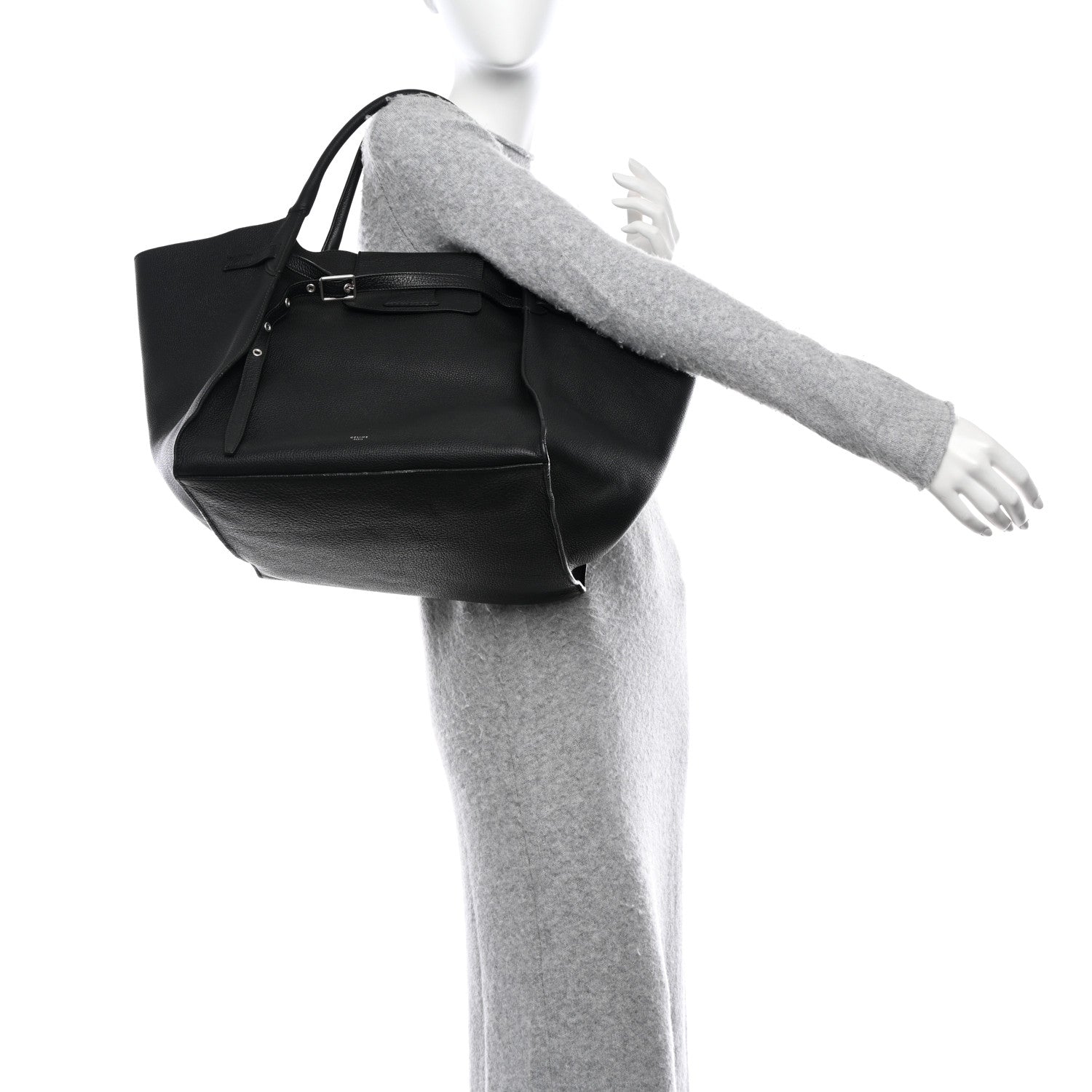 Celine Supple Grained Calfskin Medium Big Bag Black 2 of 11