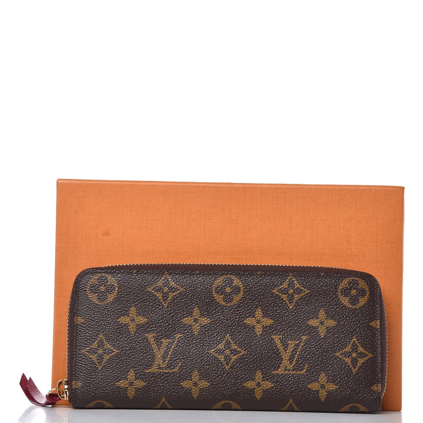 Monogram Clemence Wallet Fuchsia