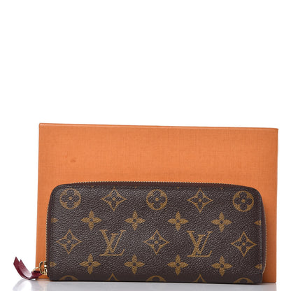 Louis Vuitton Monogram Clemence Wallet Fuchsia 10 of 10