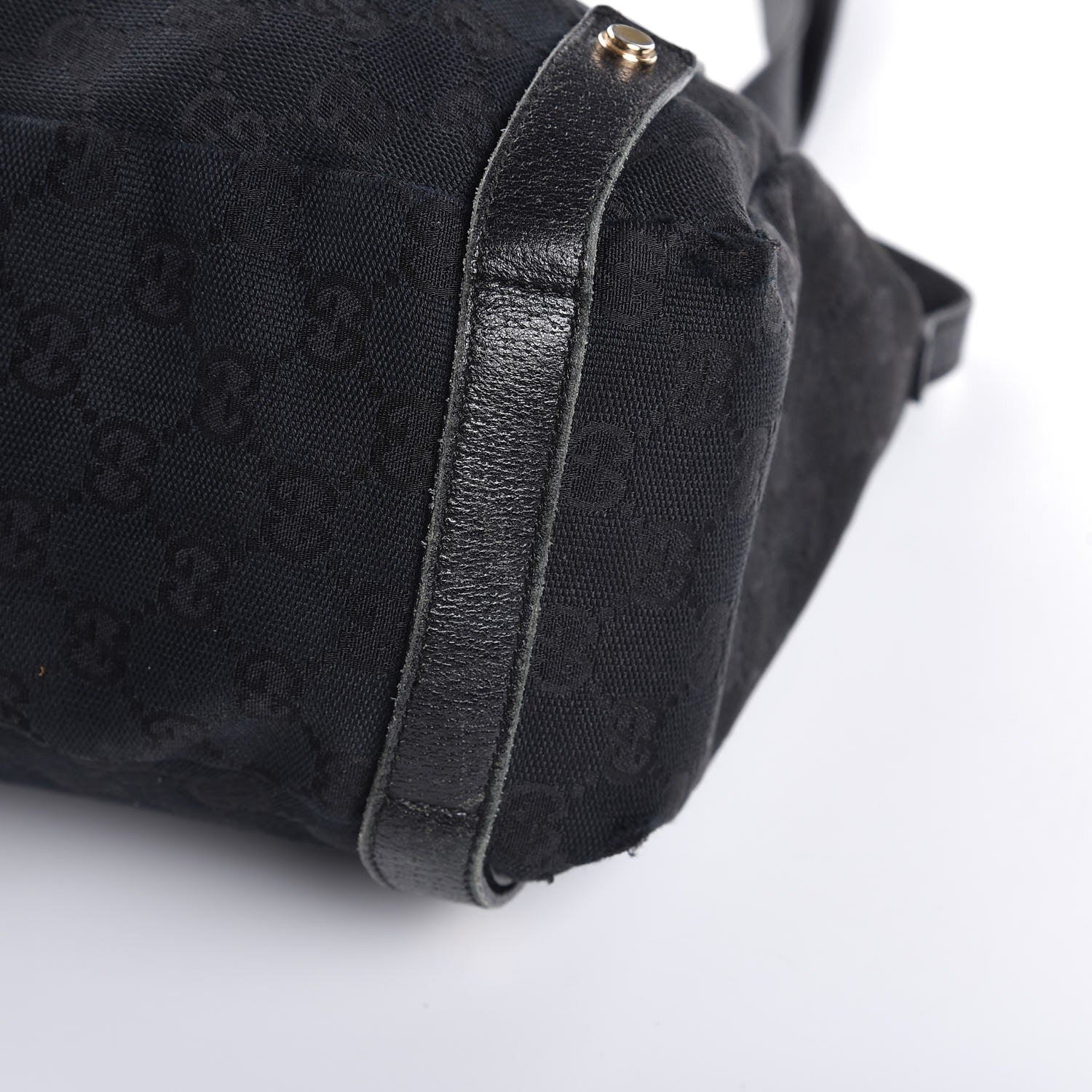 Gucci Monogram Medium Abbey Shoulder Bag Black 10 of 12