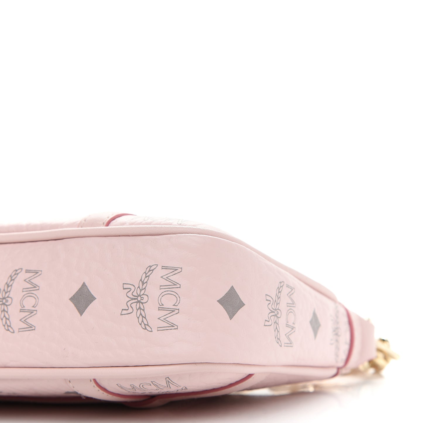 Visetos Nappa Mini Delmy Chain Shoulder Bag Powder Pink