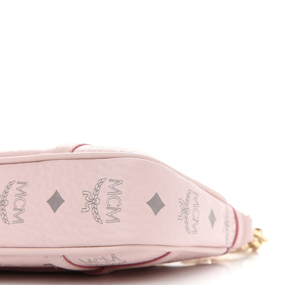 MCM Visetos Nappa Mini Delmy Chain Shoulder Bag Powder Pink 8 of 8