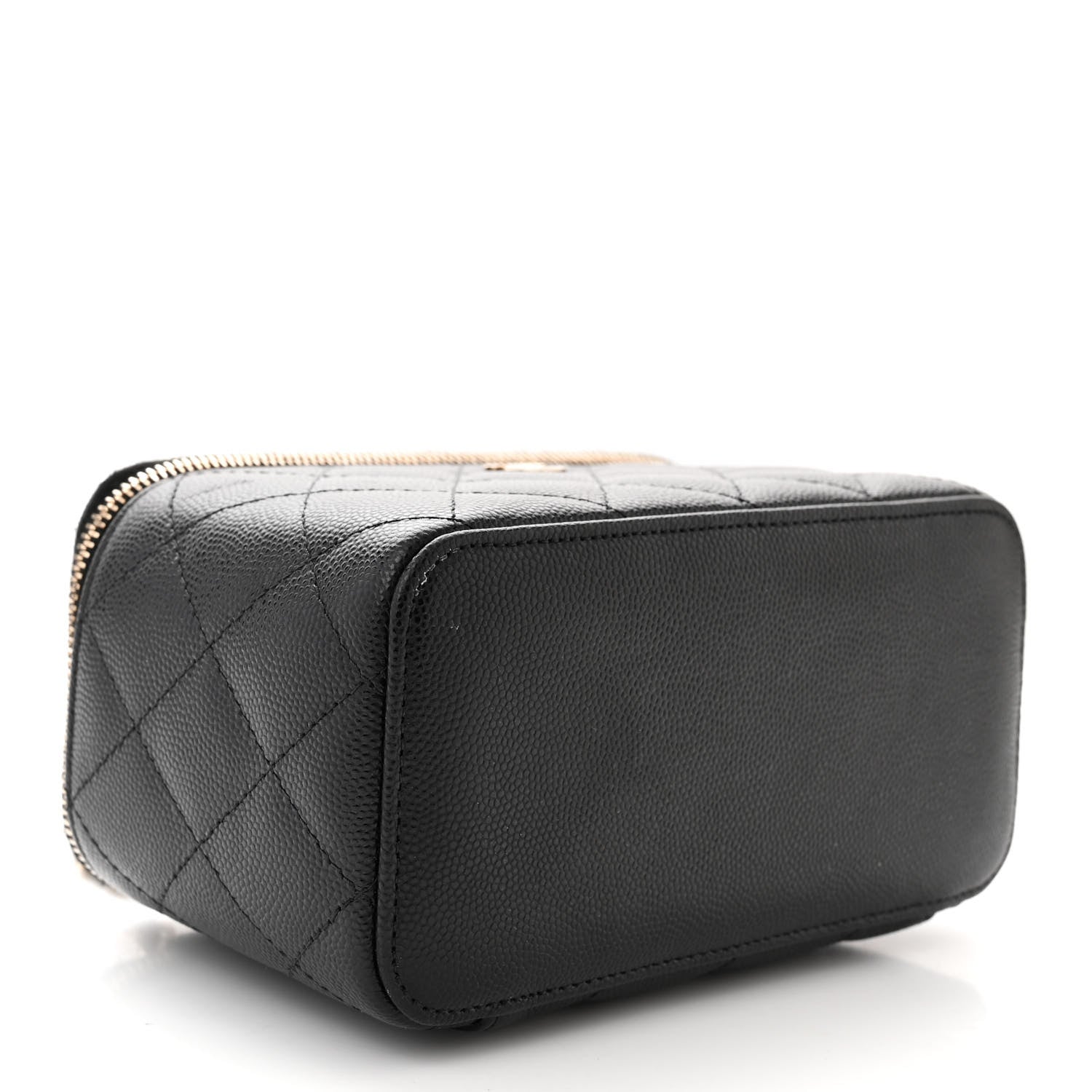Chanel Caviar Quilted Small Vanity Case With Chain Black 4 of 13