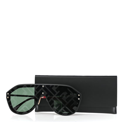 Fendi FF Fabulous Shield Sunglasses FF M0039/G/S Black Red 7 of 7