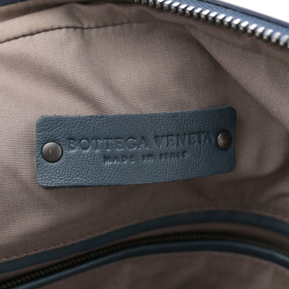 Bottega Veneta Nappa Intrecciato Medium Briefcase Blue Black 6 of 13