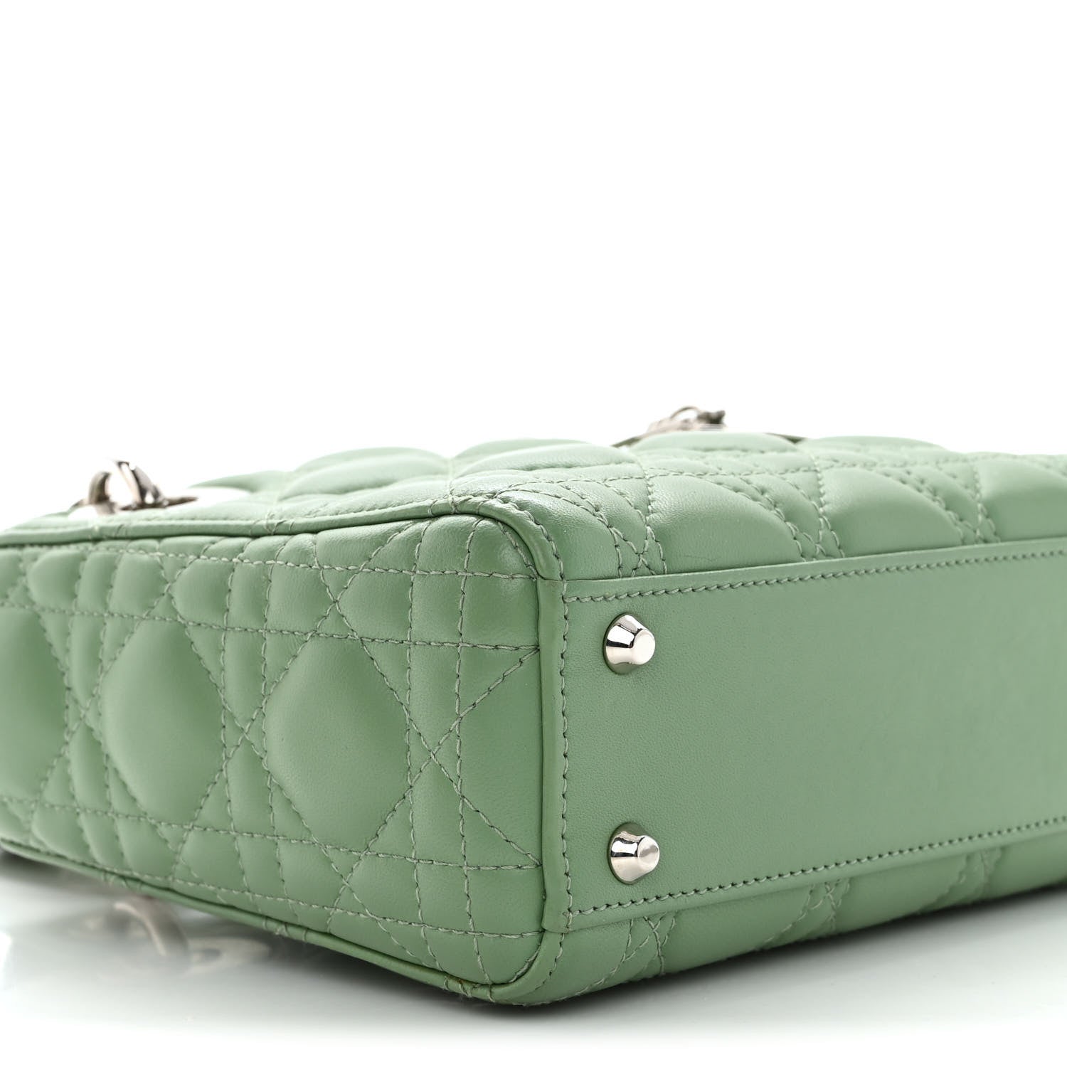 Christian Dior Christian Dior Mini Lady Bag Green 9 of 13