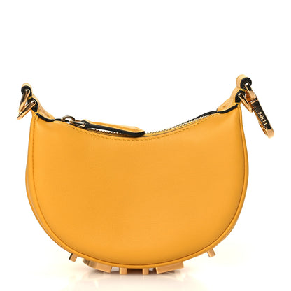 Fendi Vitello Grace New Matte Nano Fendigraphy Hobo Charm Mimosa 1 of 10