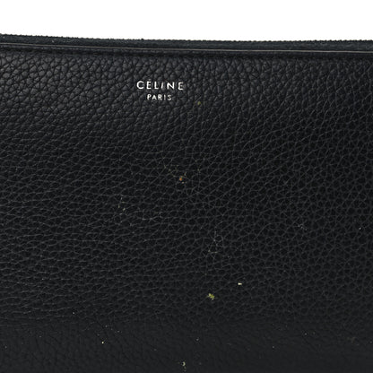 Celine Calfskin Large Zip Around Multifunction Wallet Black Citron 9 of 10