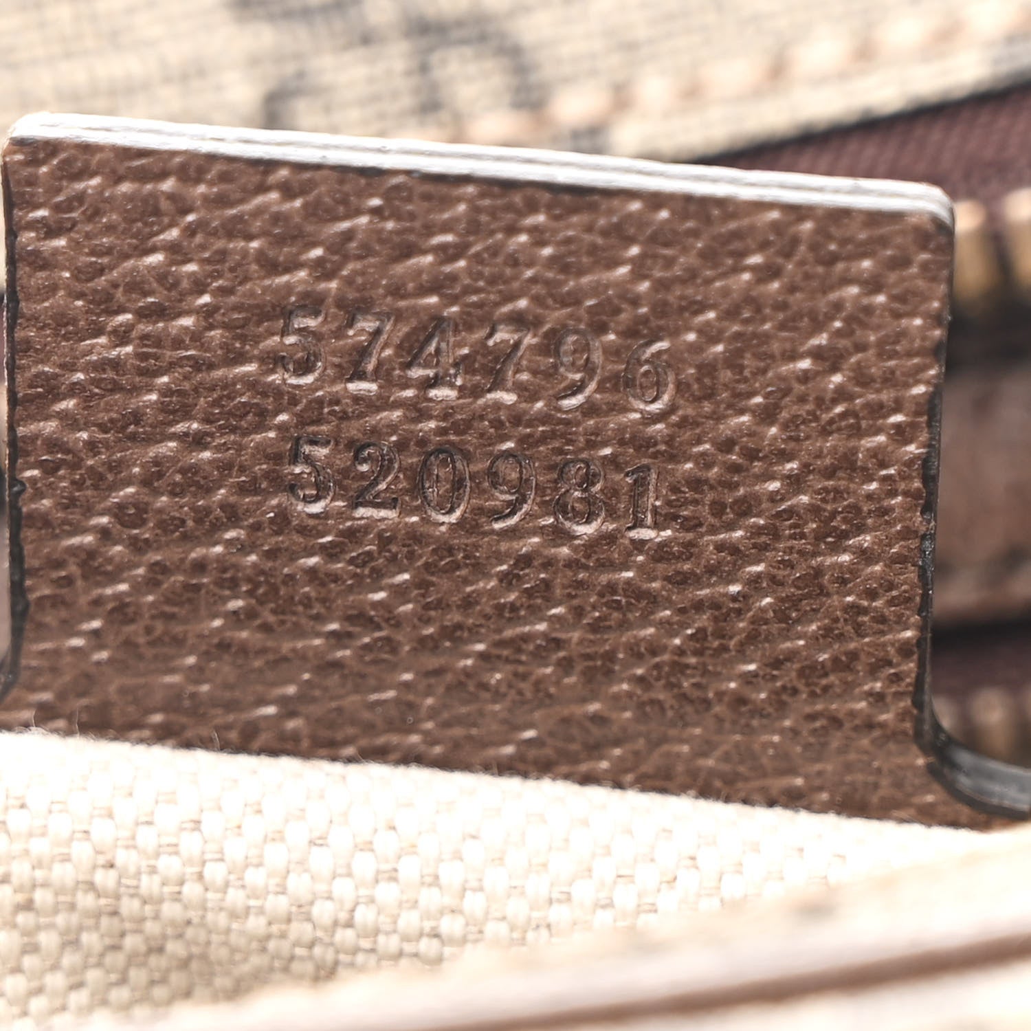 Gucci Soft GG Supreme Monogram Medium Ophidia Belt Bag Dark Brown 7 of 10