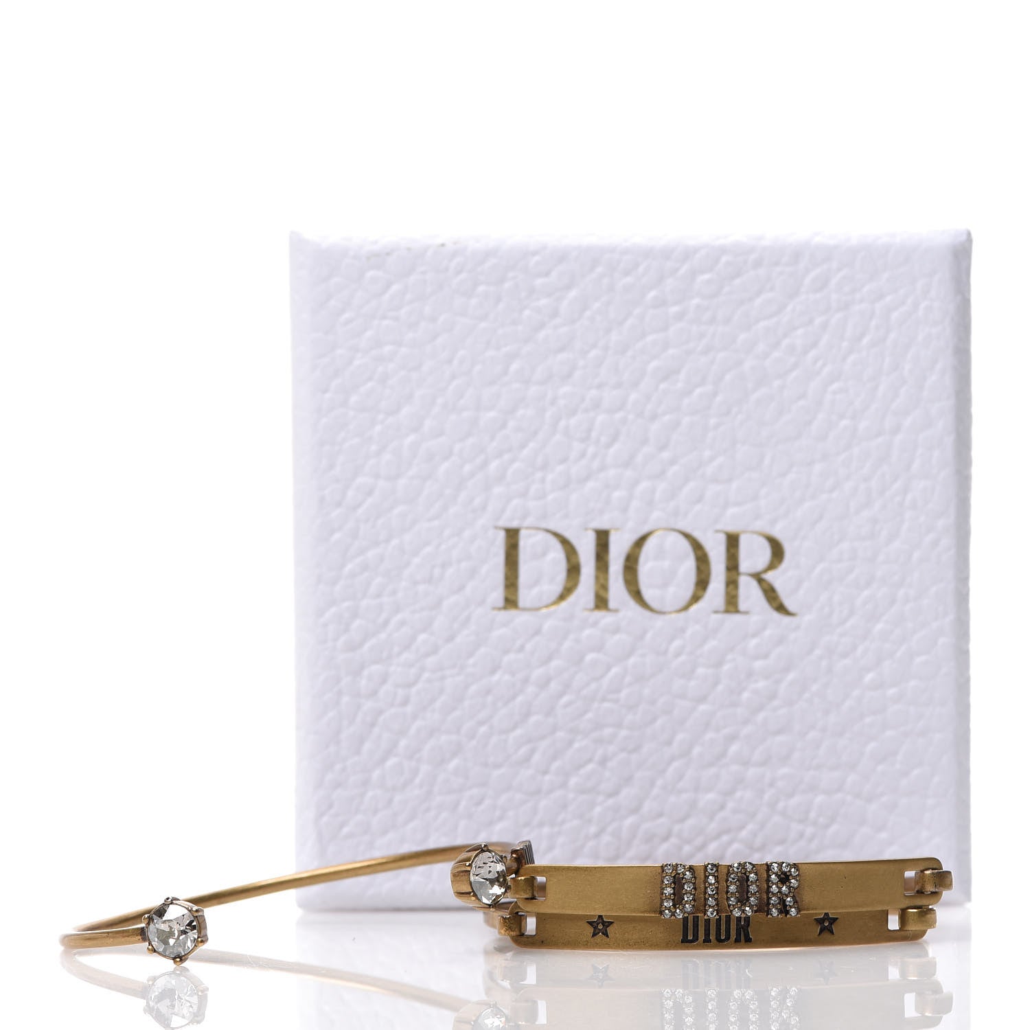 Christian Dior Metal Crystal Dio(r)evolution Bracelet Set Gold 6 of 6