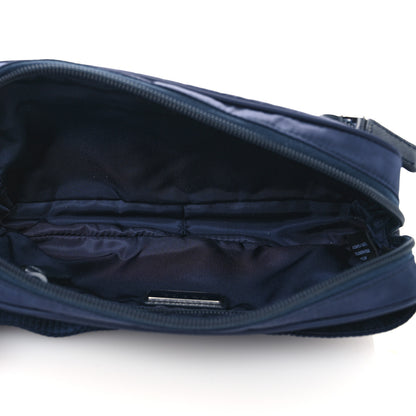 Prada Tessuto Nylon Saffiano Belt Bag Bleu 5 of 11