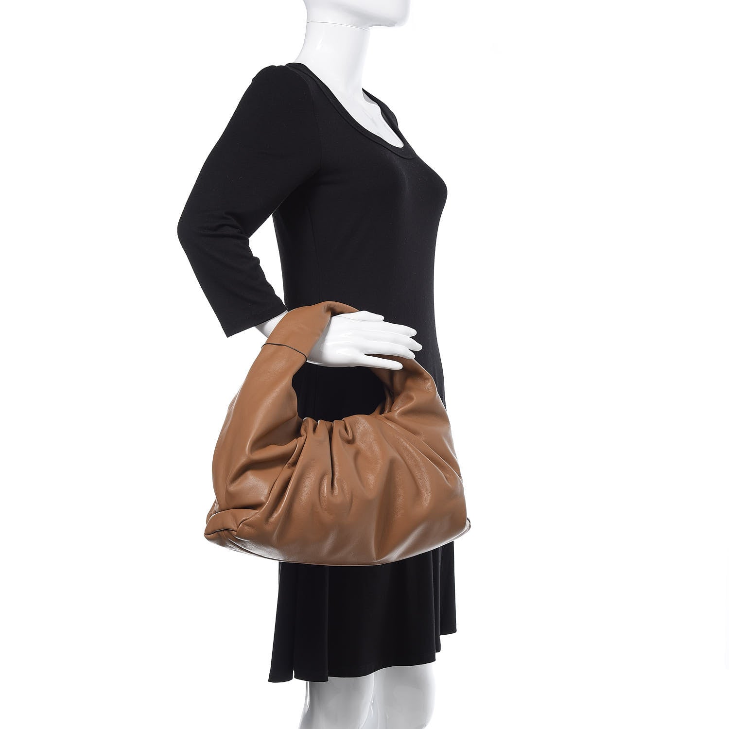 Bottega Veneta Smooth Butter Calfskin Small The Shoulder Pouch Cammello 2 of 10
