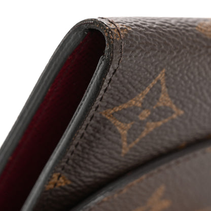 Louis Vuitton Monogram Emilie Wallet Fuchsia 14 of 16