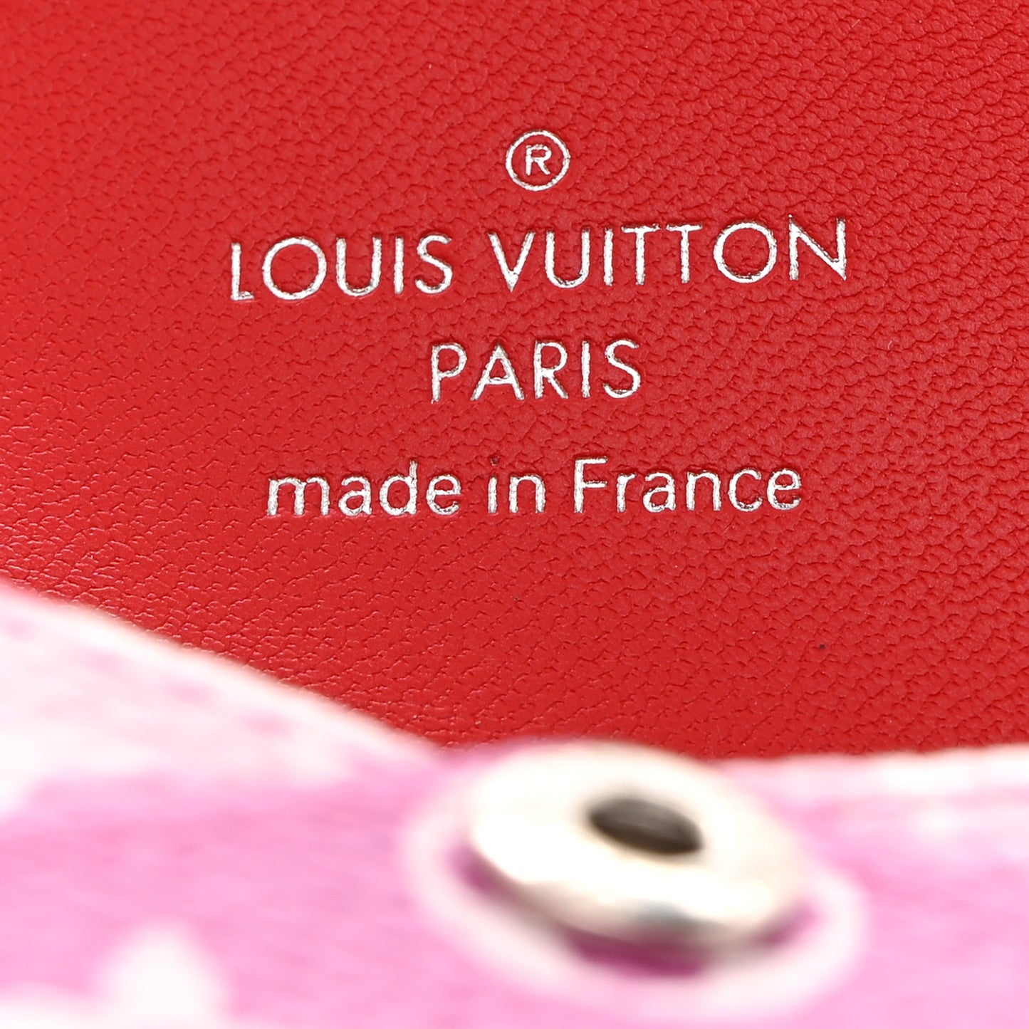 LOUIS VUITTON Monogram Escale Small Kirigami Pochette Insert Red