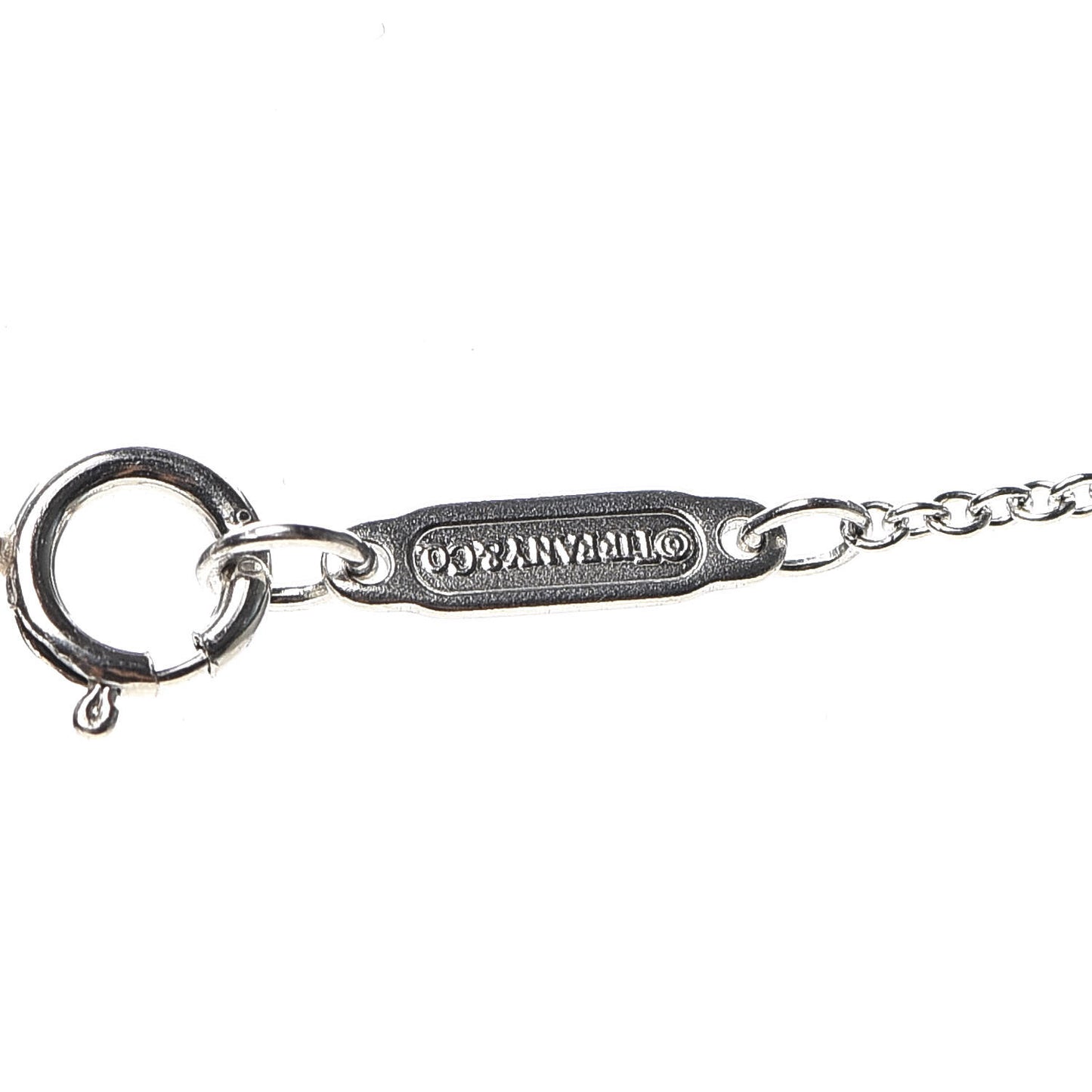Platinum Diamond Small Heart Lock Pendant Necklace
