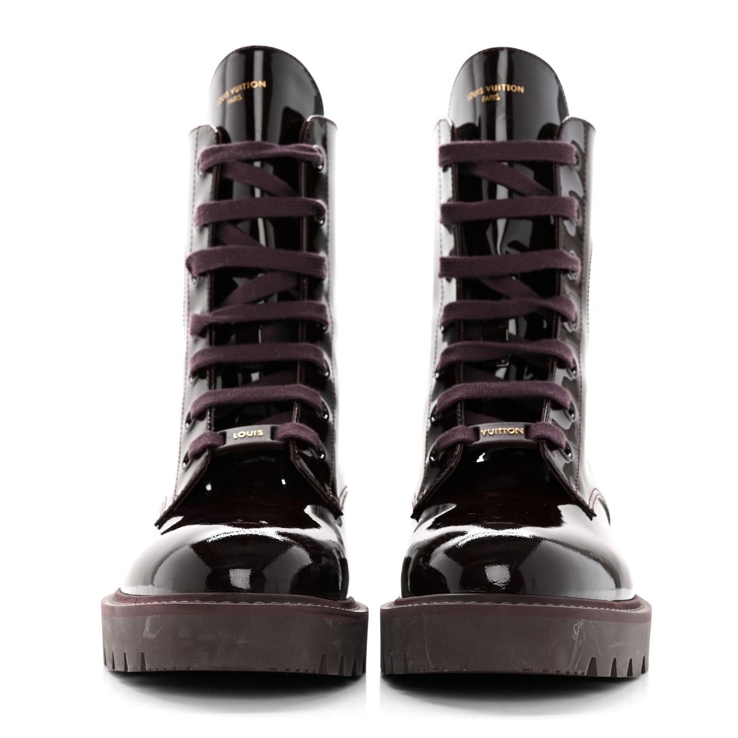 Patent Territory Ranger Boots 38.5 Bordeaux