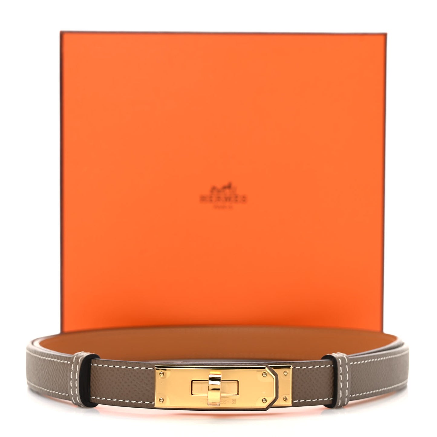 Epsom Kelly Belt Etoupe