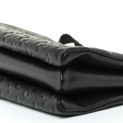 Louis Vuitton Lambskin Embossed Monogram Coussin MM Black 8 of 11