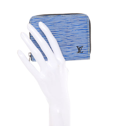 Louis Vuitton Epi Zippy Coin Purse Denim Light 2 of 7
