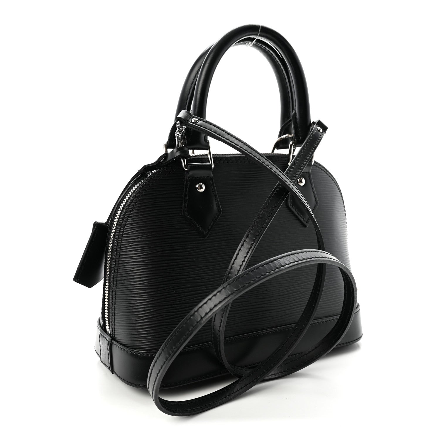 Louis Vuitton Epi Alma BB Black 3 of 11