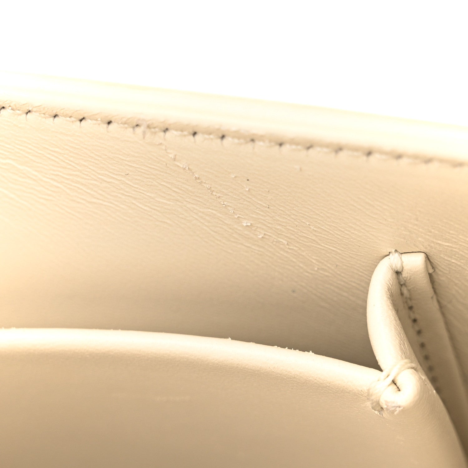 Christian Dior Grained Calfskin 30 Montaigne Flap Bag Latte 9 of 12