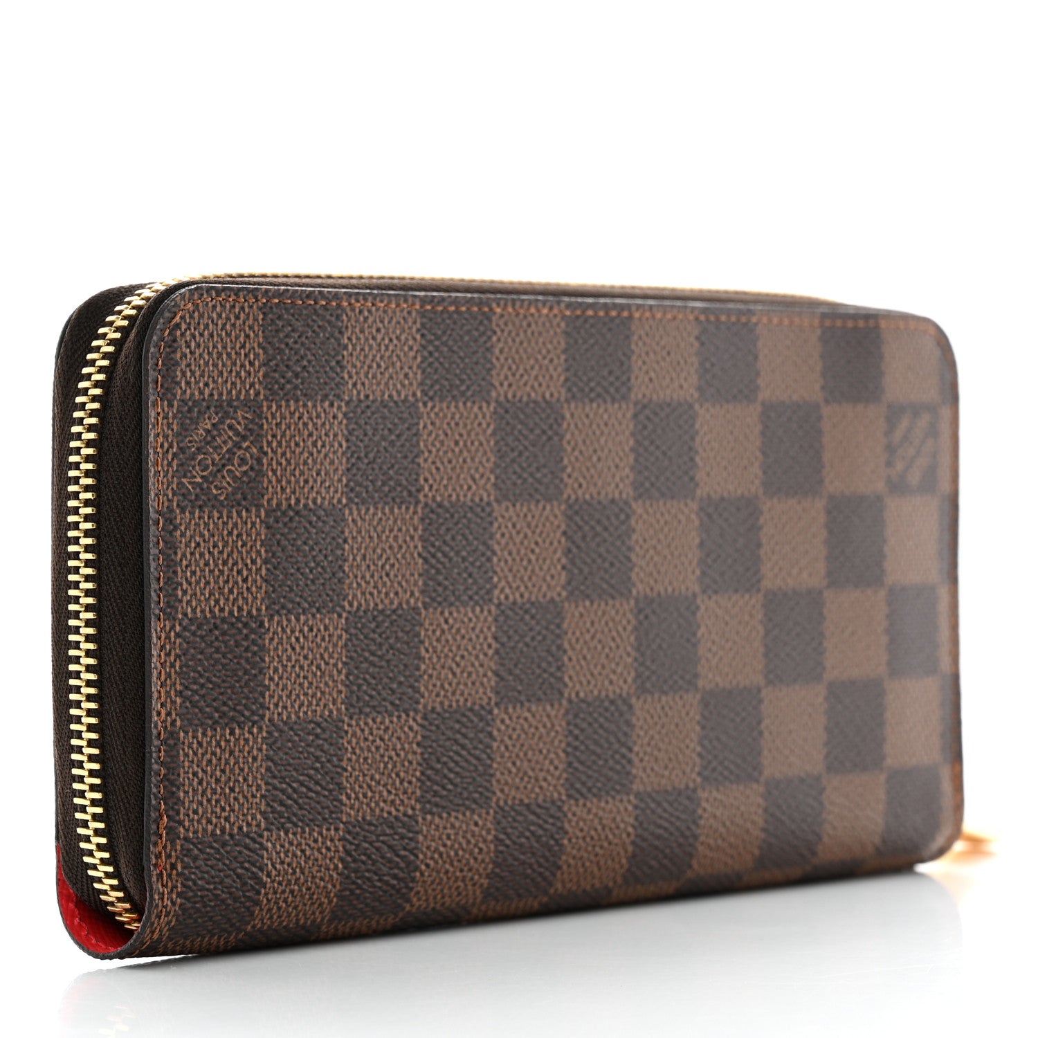 Louis Vuitton Damier Ebene 2016 Christmas Animation Zippy Wallet Rouge 3 of 7