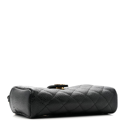 Chanel Caviar Quilted Phone Holder Black 4 of 12