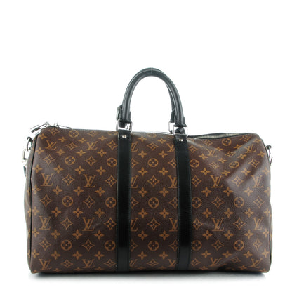 Louis Vuitton Monogram Macassar Keepall Bandouliere 45 1 of 8