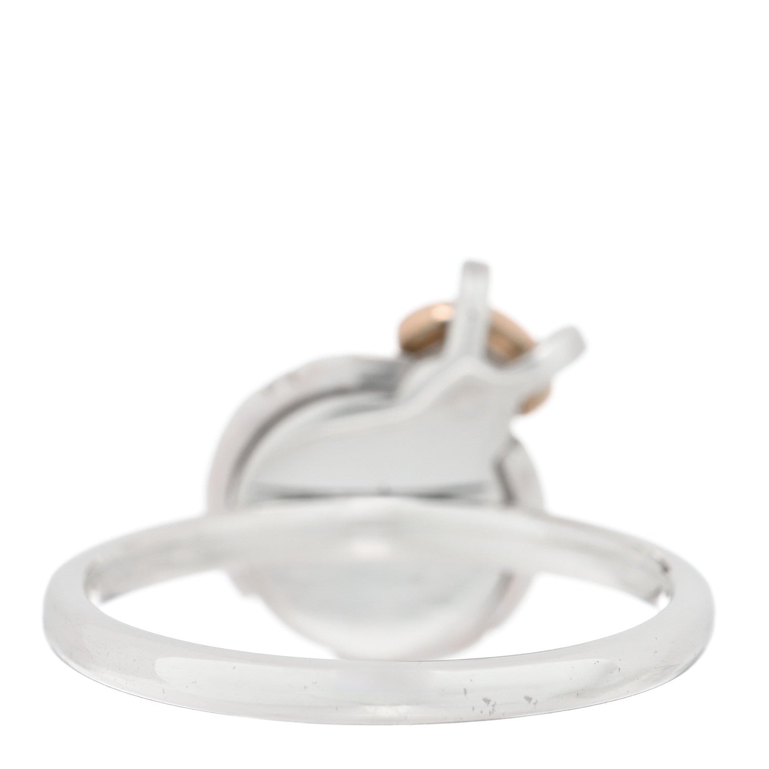 Tiffany Sterling Silver 18K Rose Gold Return to Tiffany Love Bugs Ladybug Ring 50 5.25 3 of 5