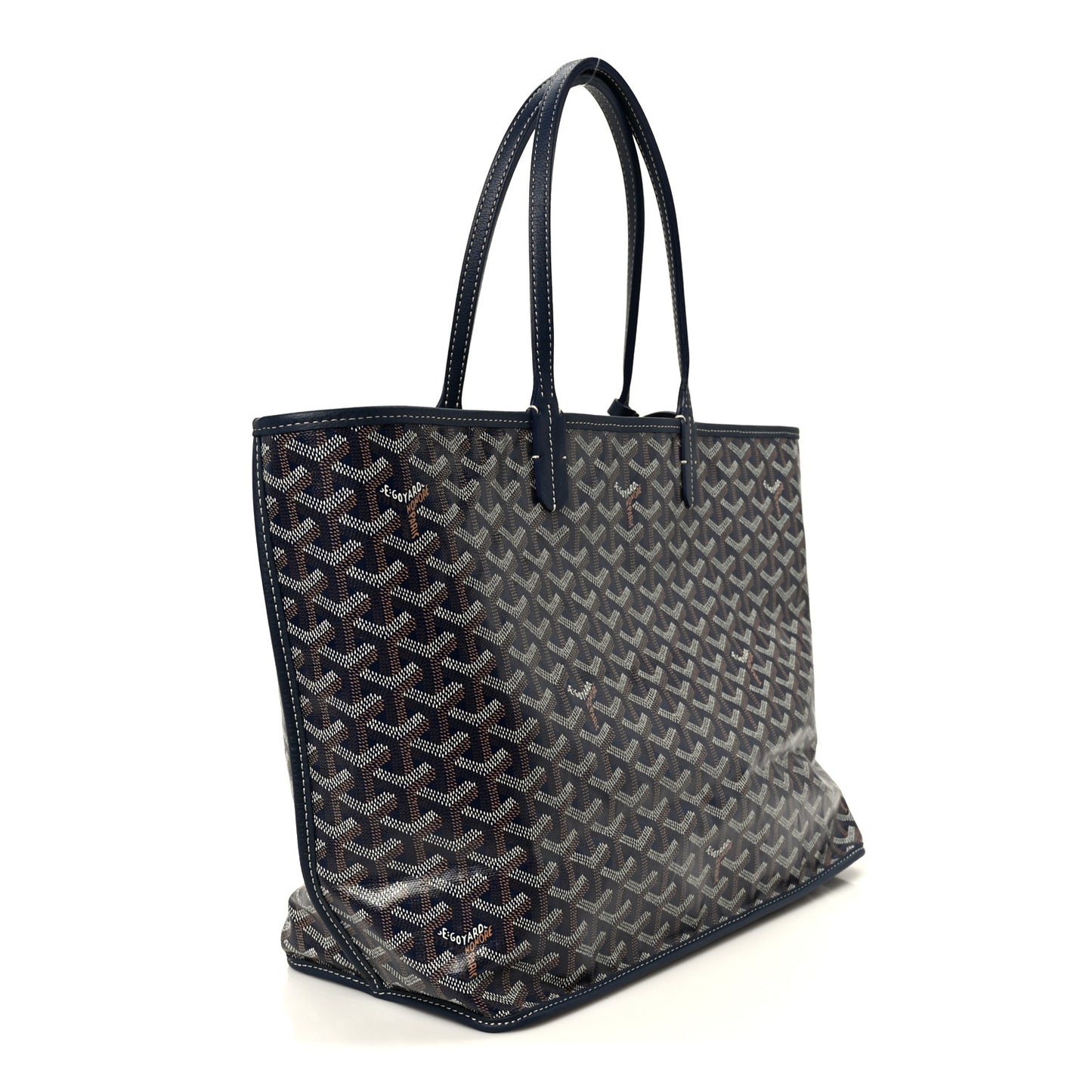 Goyardine Reversible Anjou PM Navy