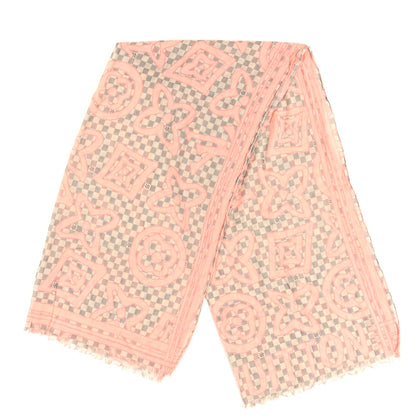 Louis Vuitton Silk Damier Azur Tahitienne Scarf 2 of 3