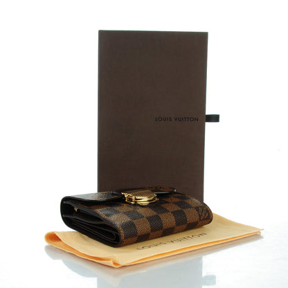 Louis Vuitton Damier Ebene Joey Wallet 4 of 7