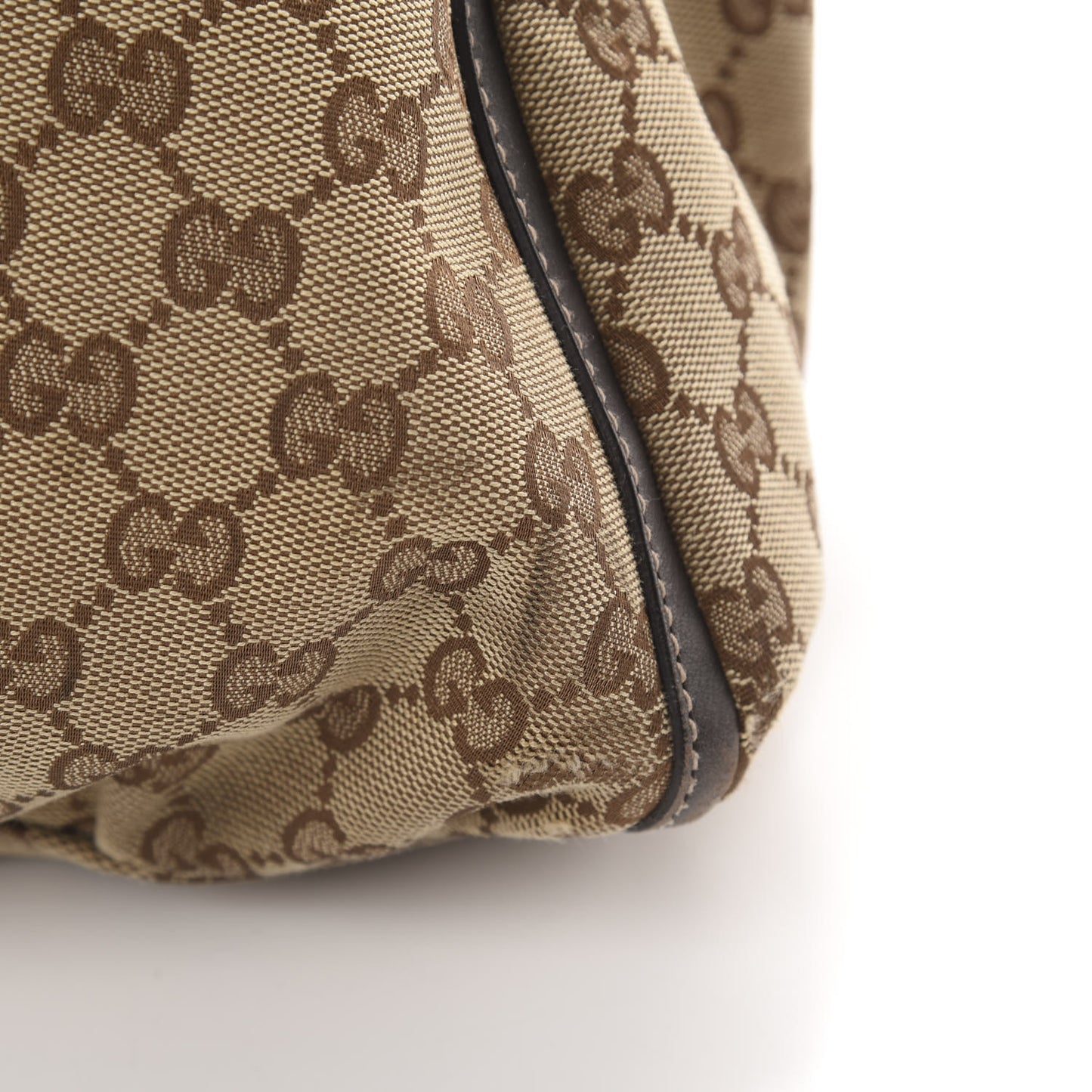 Monogram Large D Ring Hobo Dark Brown