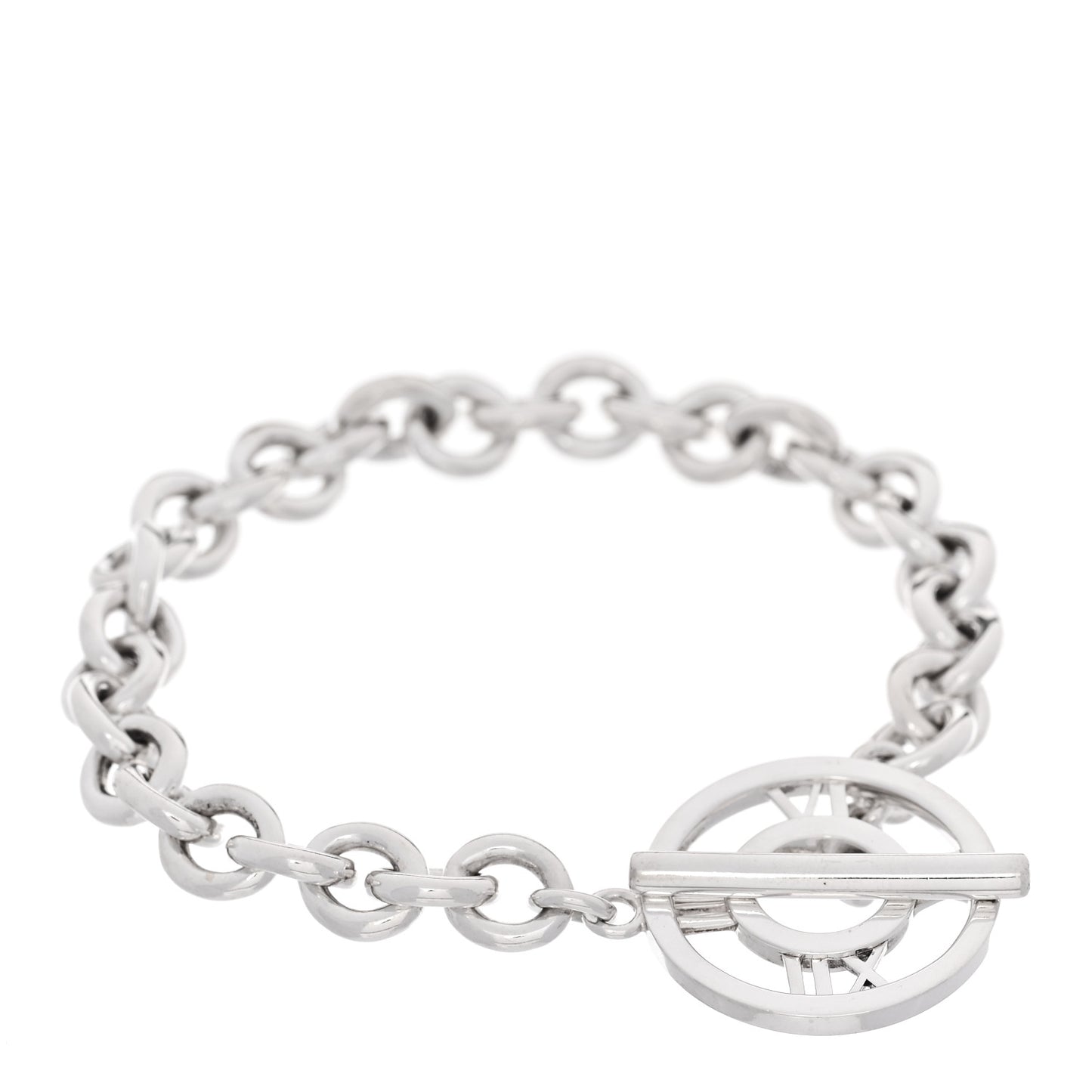 Sterling Silver Atlas Toggle Bracelet