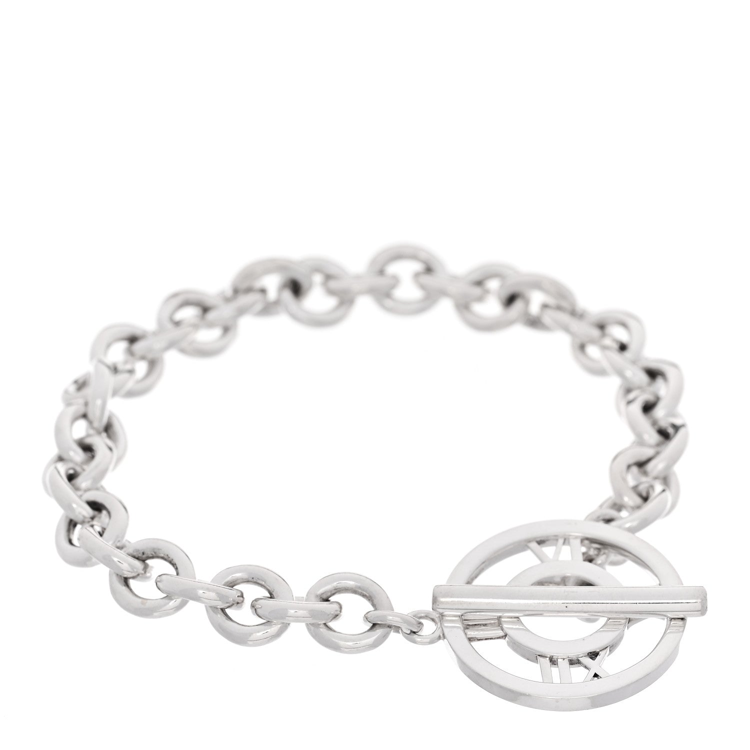 Tiffany Sterling Silver Atlas Toggle Bracelet 1 of 4