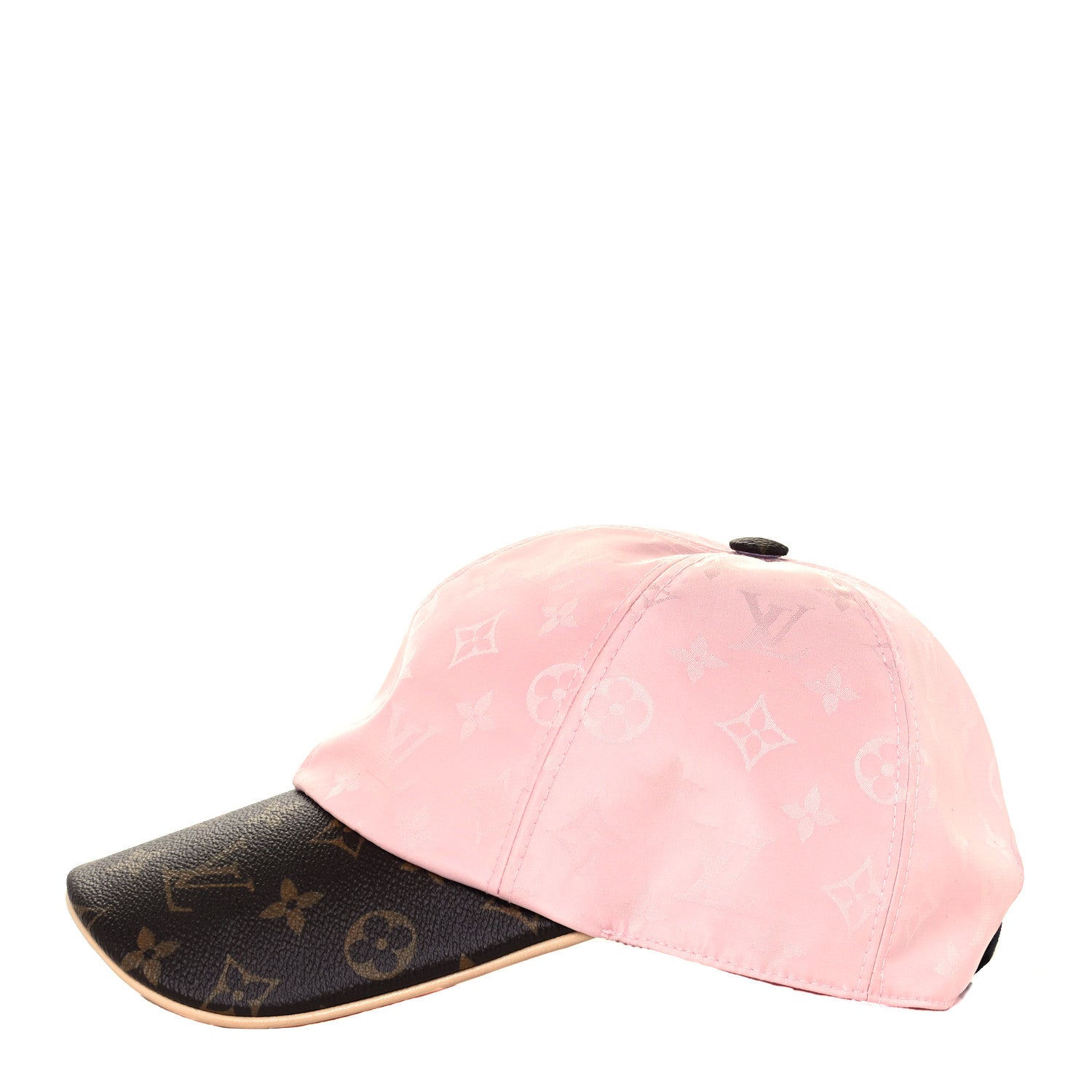 Louis Vuitton Polyester Silk Monogram LV Get Ready Cap L Pink 3 of 9