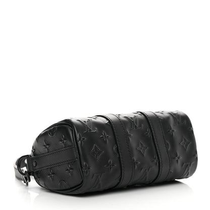 Louis Vuitton Monogram Seal Keepall XS Black 4 of 14