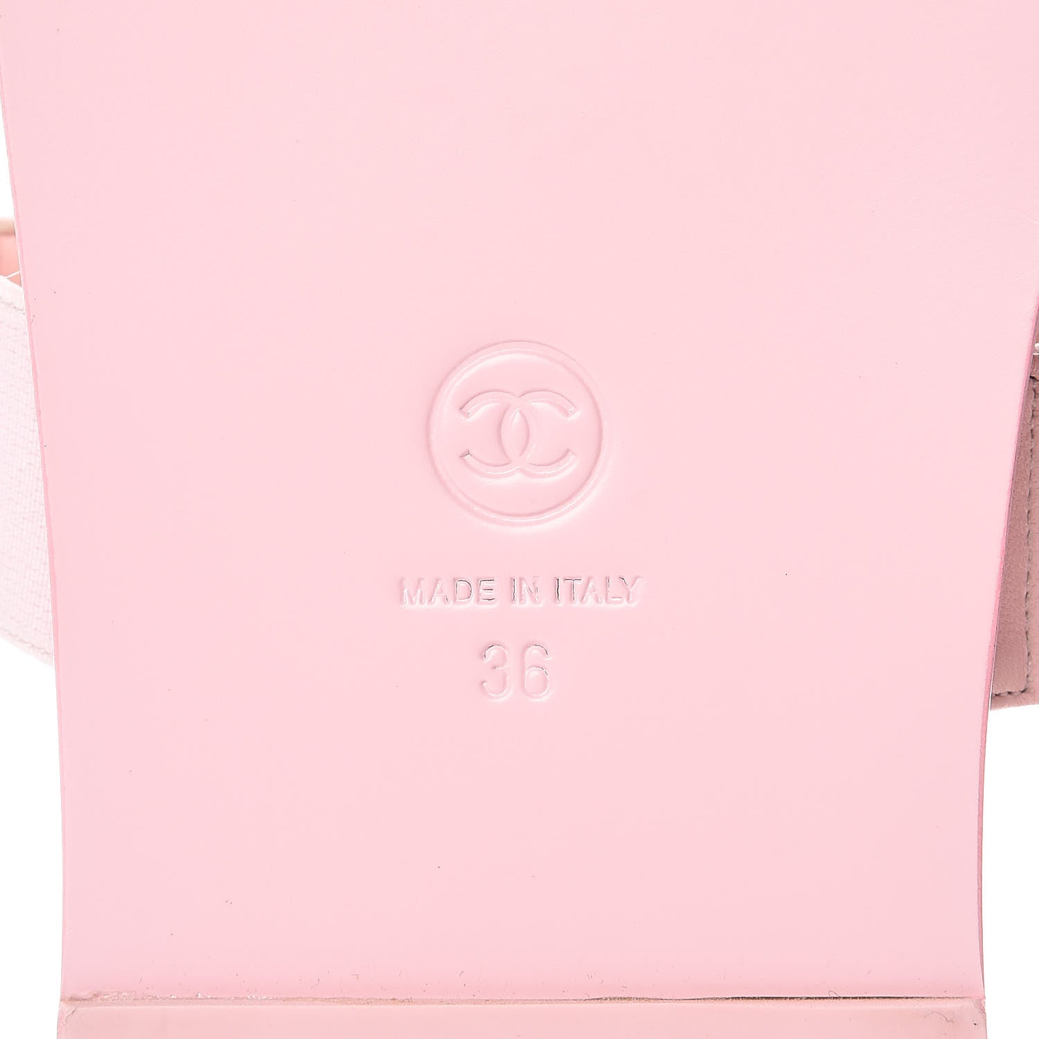 Chanel Lambskin Mules Elastic 36 Pink 7 of 11