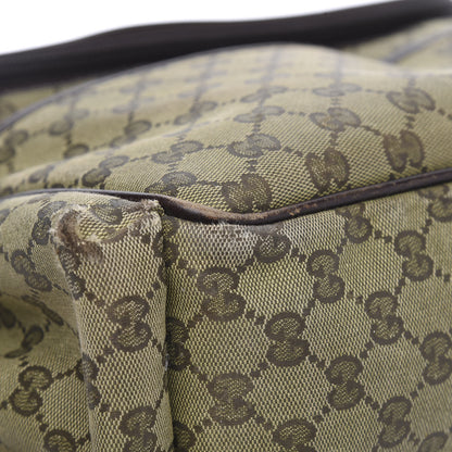 Gucci Monogram Large Diaper Bag Dark Brown 10 of 22