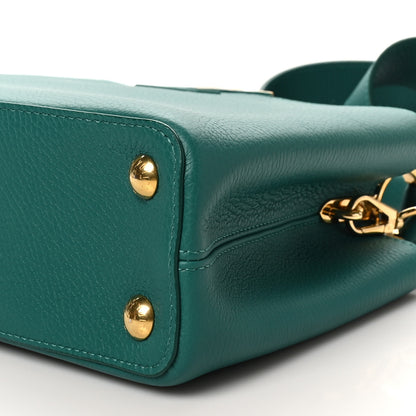 Louis Vuitton Taurillon Capucines BB Emerald 9 of 9