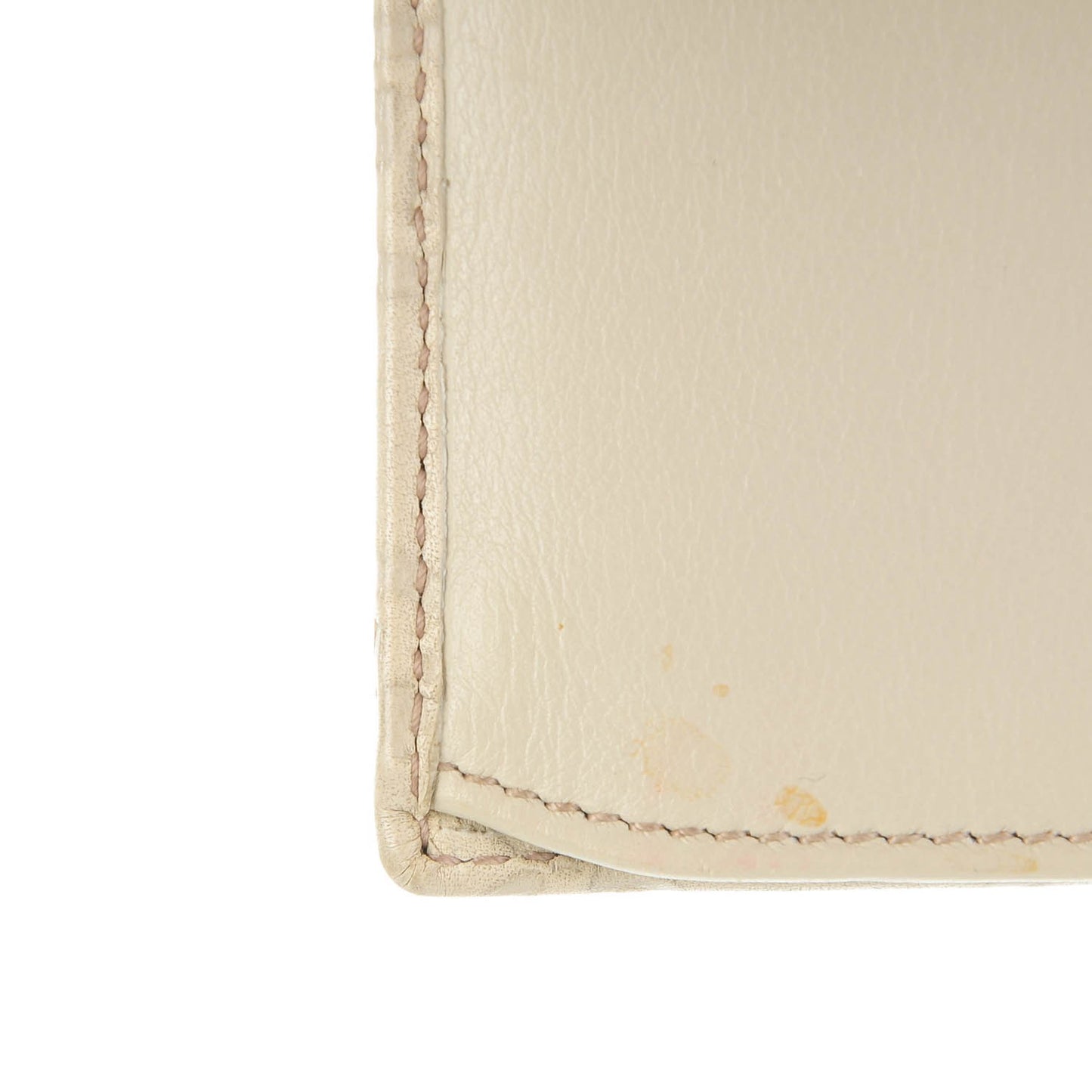 Guccissima Margaux Calfskin Icon Bar Continental Flap Wallet Mystic White