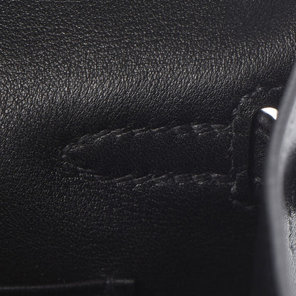 Hermes Swift Kelly Pochette Clutch Black 22 of 27