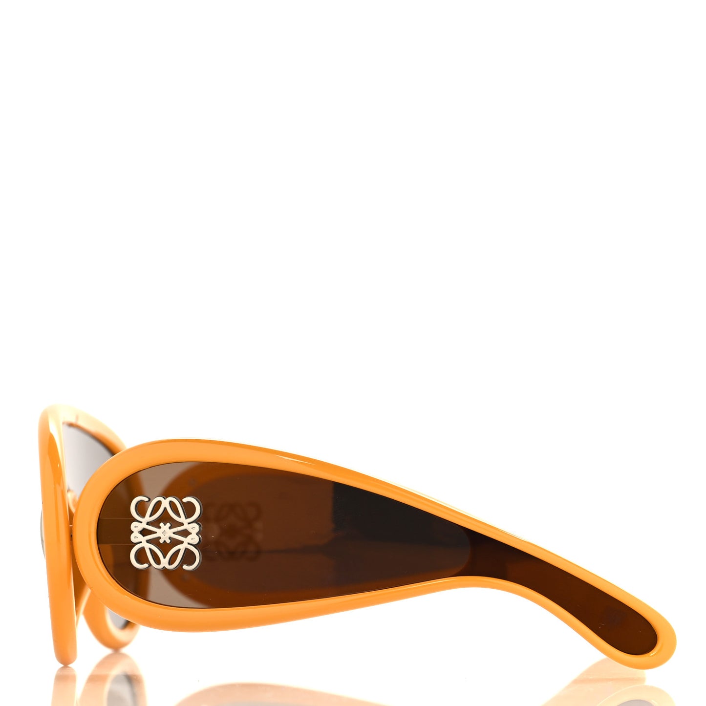 Acetate Anagram Wave Mask Sunglasses LW40108I Earth Yellow