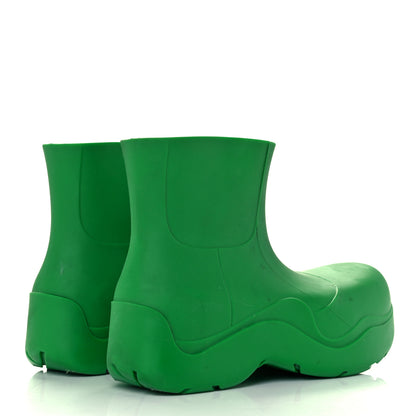 Bottega Veneta Rubber Puddle Ankle Boots 37 Grass 4 of 10